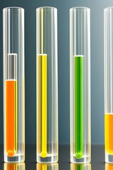 Fototapeta premium ia generated. laboratory. test tubes and laboratory beakers. drug manufacturing process