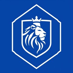 Obraz premium lion logo shape design 