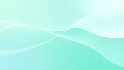Obraz premium Abstract Teal Wave Design for Modern Background.