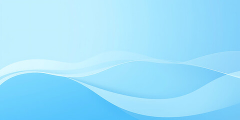 Abstract Teal Wave Design for Modern Background.