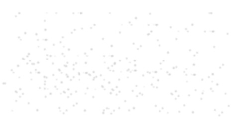 Winter Vector Snowfall in sky. Seamless Christmas pattern snowflakes and stars isolated on transparent background.