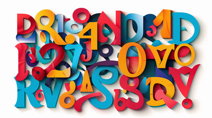 
Ransom cut out color letters. Numbers, punctuation marks. Ransom note collage vector alphabet trendy paper style blackmail ransom kidnapper criminal anonymous or detective scrap font. Compose your ow