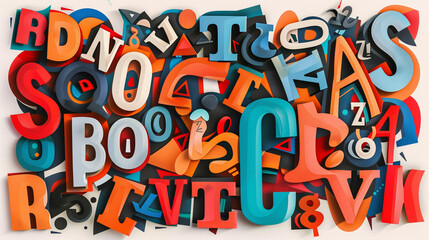 
Ransom cut out color letters. Numbers, punctuation marks. Ransom note collage vector alphabet trendy paper style blackmail ransom kidnapper criminal anonymous or detective scrap font. Compose your ow