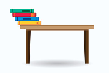 Physics, balance, flexibility, falling, movement, momentum, speed. Math, geometry, mathematics. Math table. Books on the table. 