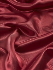 Obraz premium Elegant Red Fabric - Luxurious Textures and Deep Hues for Design Projects