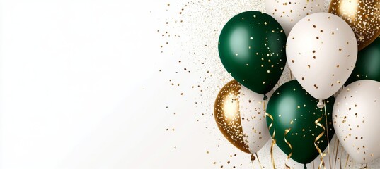 Golden ribbons add elegance to festive decorations.