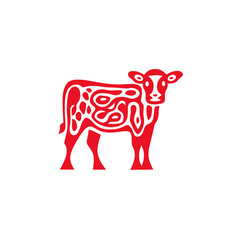 Cow Logo design