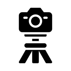 Fototapeta premium camera glyph icon