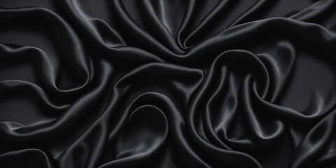 Obraz premium Black silk background.