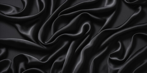 Obraz premium Black silk background.