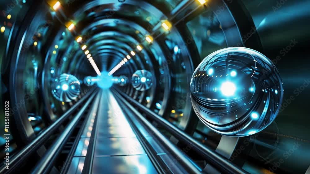 Poster imagine a subway system where the trains are protons and the stations are atoms.