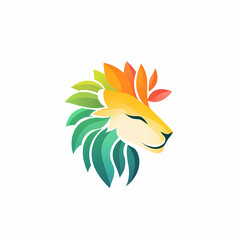 lion icon logo