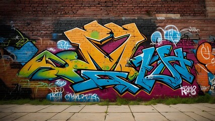 graffiti on the wall