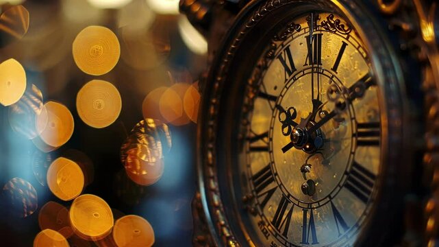 As the clock ticks a soft ticking noise can be heard reminiscent of the sound of a Geiger counter measuring radiation.