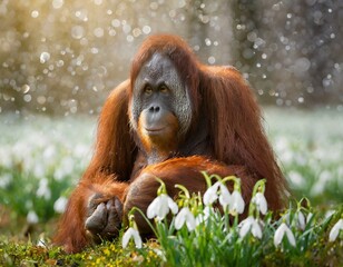 Zwischen Schneegl&ouml;ckchen
