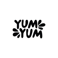 Yum Yum Typography in Playful Style