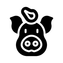 Pork Cut glyph icon