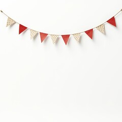 Obraz premium Bunting Party Decoration isolated