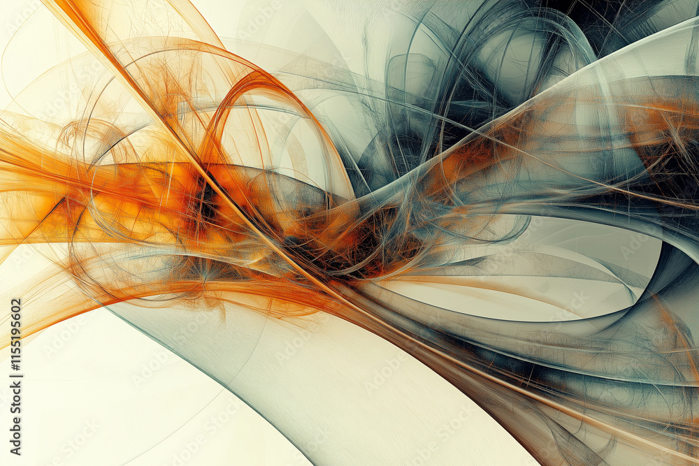 Poster an abstract technology background is a work of art that celebrates the beauty and complexity of tech
