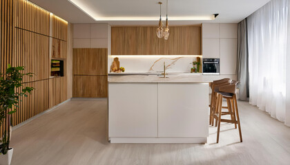 modern kitchen of a house
