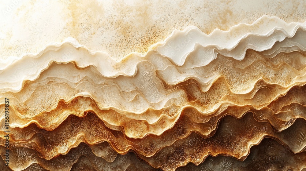 Poster abstract mocha ripple patterns digital artwork graphic design creative environment artistic perspect