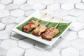 Thai cuisine - grilled pork skewer