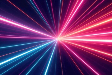 Abstract radial speed lines, vibrant vector background, light, radial, technology