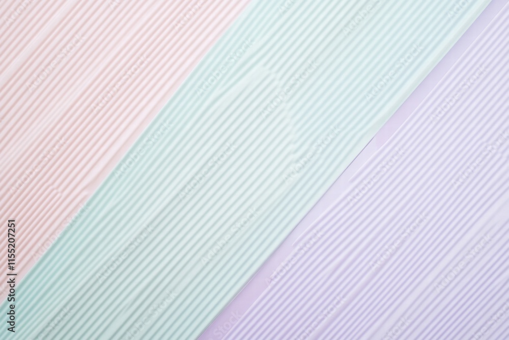 Poster colorful striped pattern in pastel shades observed in an abstract design during daylight. generative