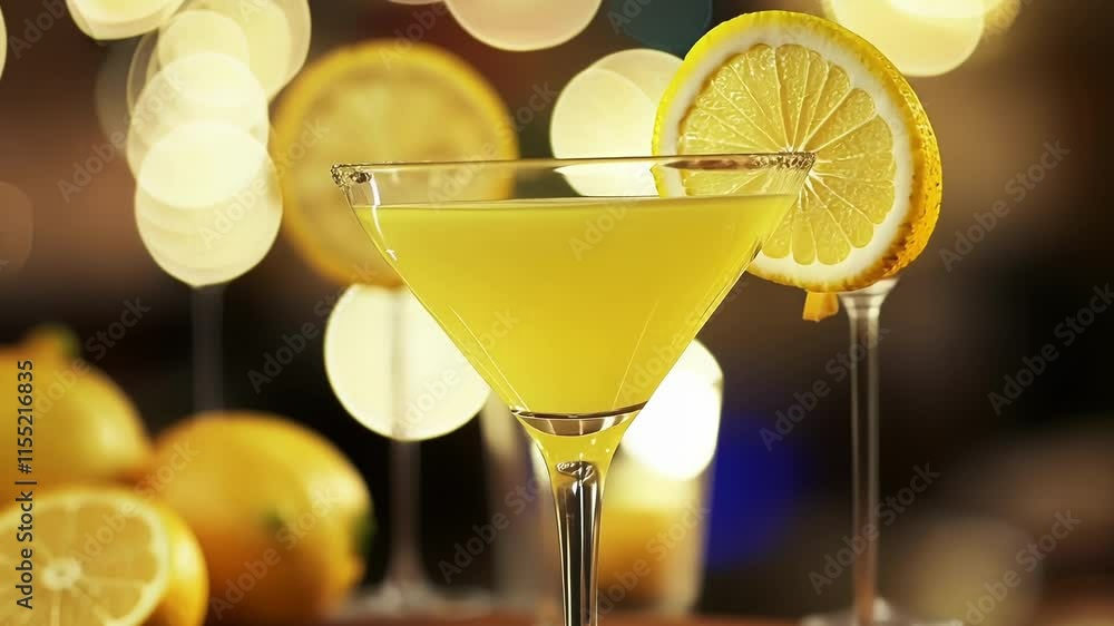 Poster as they swing from bar to bar the particles change from crisp apple to zesty lemon flavor.