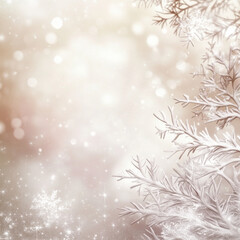 christmas background with snowflakes