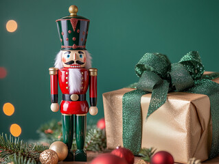 christmas gifts and nutcracker