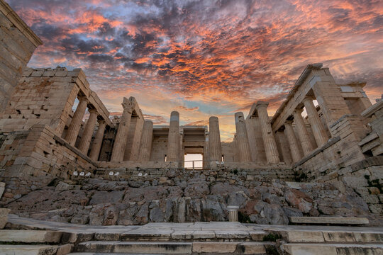 The Acropolis Hill view in Athens