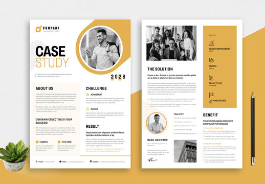 Case Study Template Layout
