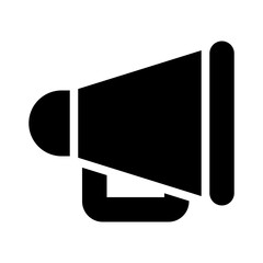bullhorn glyph icon