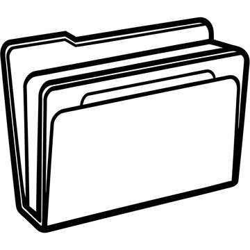 recommend clip art: File Folder Line Art Vector Design