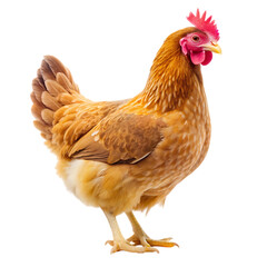 Fototapeta premium Hen isolated on white