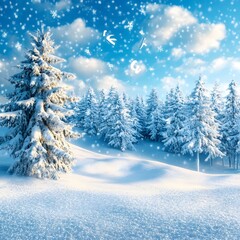 SNOW WINTER HOLDING WHITE BACKGROUND