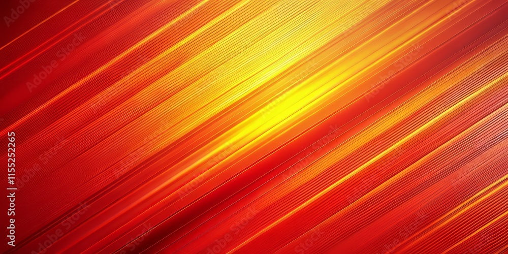 Poster abstract red background texture: blur gradient diagonal yellow orange lines