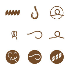 Rope Design Drawing Logo Illustration