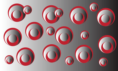  Circle seamless pattern. Vector seamless