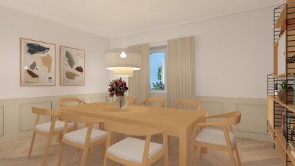Interior Design with Realistic Render