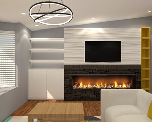 Interior Design with Realistic Render