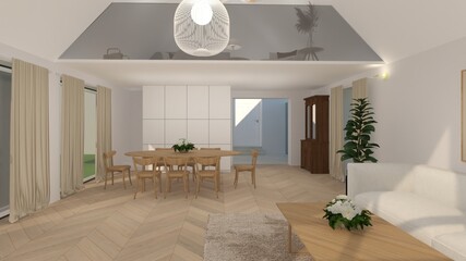 Interior Design with Realistic Render