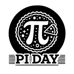 white background Pi icon for vector file in illustration