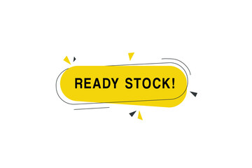 Ready stock banner vector modern label element design. web or marketing.