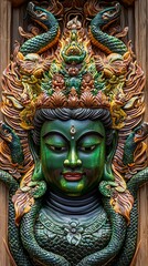 Serene Deity Radiating Wisdom and Calmness