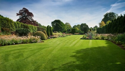 Fototapeta premium English garden in spring