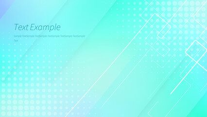 未来的でおしゃれな青緑の背景デザイン