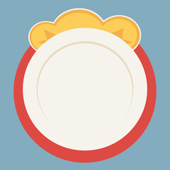 plates and cutlery vectors