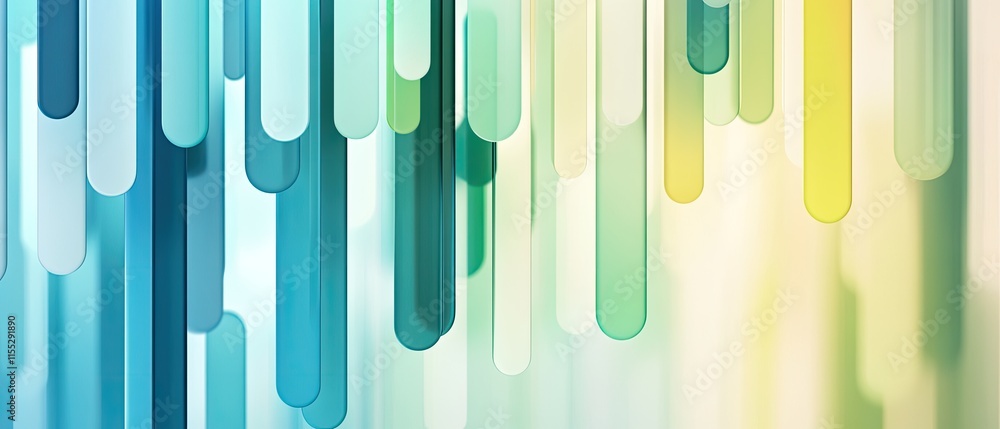 Aufkleber Abstract Background with Vertical Lines in Cool Tones Creating a Modern and Fresh Atmosphere for Creative Design Projects